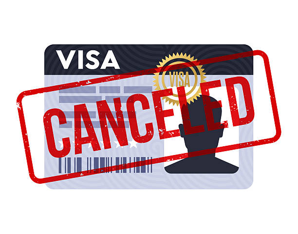 Deportation; visa cancelled